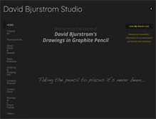 Tablet Screenshot of davidbjurstrom.com